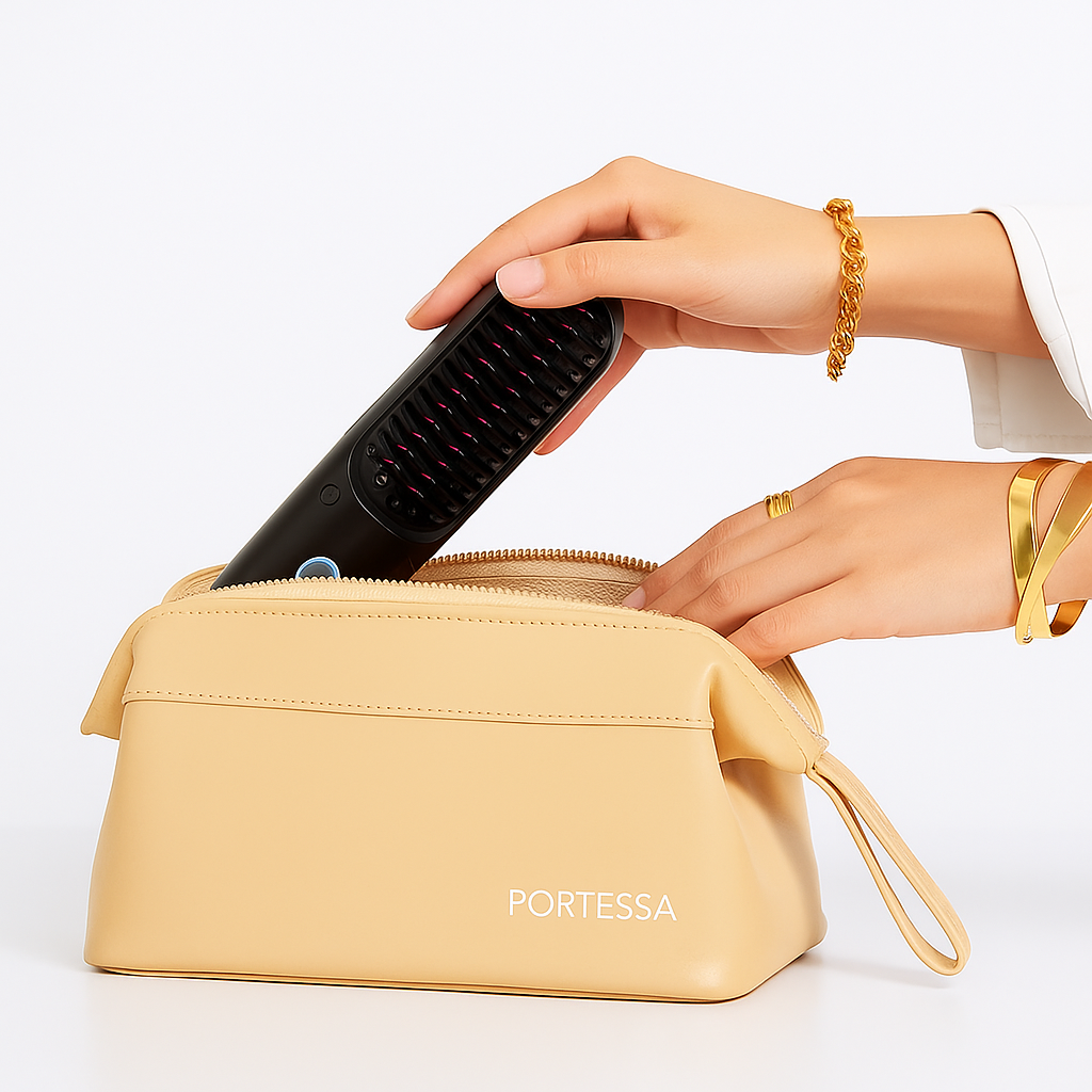 Portessa – Cepillo alisador inalámbrico